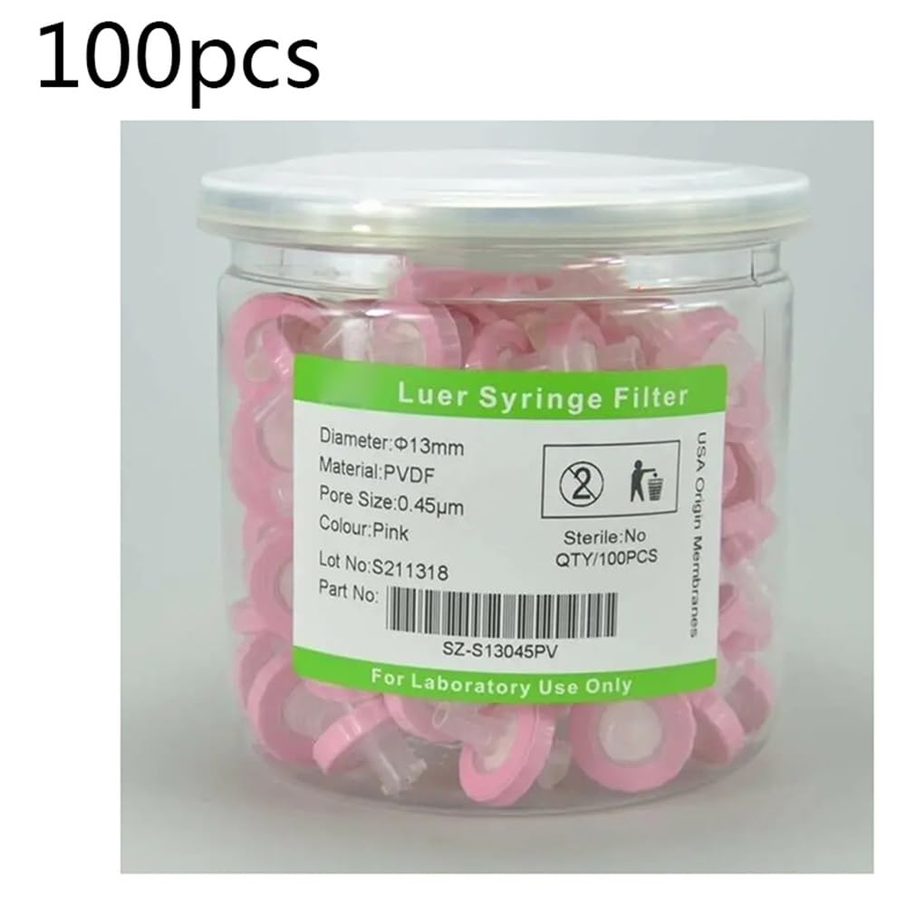 Wyposażenie i materiały laboratoryjne 100 sztuk/opakowanie filtra laboratoryjnego AD = 13 mm 0,45 um