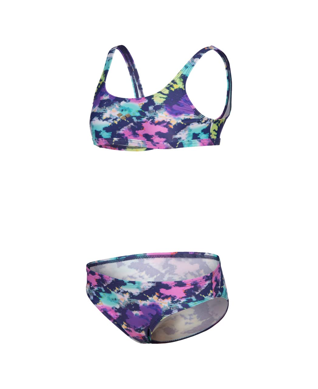ARENA Girls Tie and Dye Bikini Top Two Piece Swimsuit Niñas