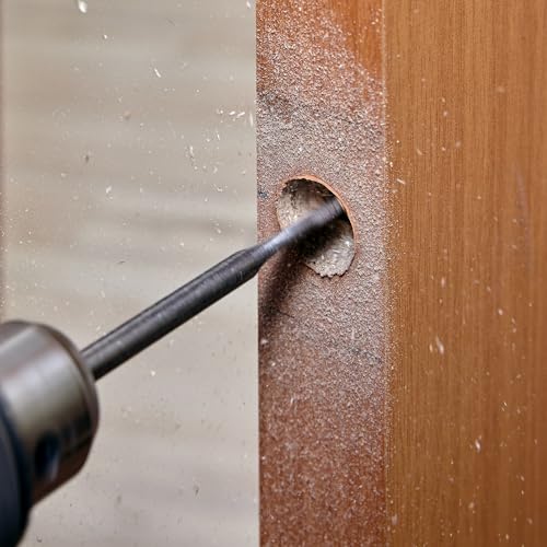 6 Heavy Duty Spade Drill Bits Set with a Vinyl Carry Pouch - 1/4 Inch Quick Change Hex Shank, 10mm, 12mm, 16mm, 18mm, 20mm, and 25mm, Flat wood Bit Set, Woodworking Hole Cutter Tool 4 6 Heavy Duty Spade Drill Bits Set with a Vinyl Carry Pouch - 1/4 Inch Quick Change Hex Shank, 10mm, 12mm, 16mm, 18mm, 20mm, and 25mm, Flat wood Bit Set, Woodworking Hole Cutter Tool - Image 4