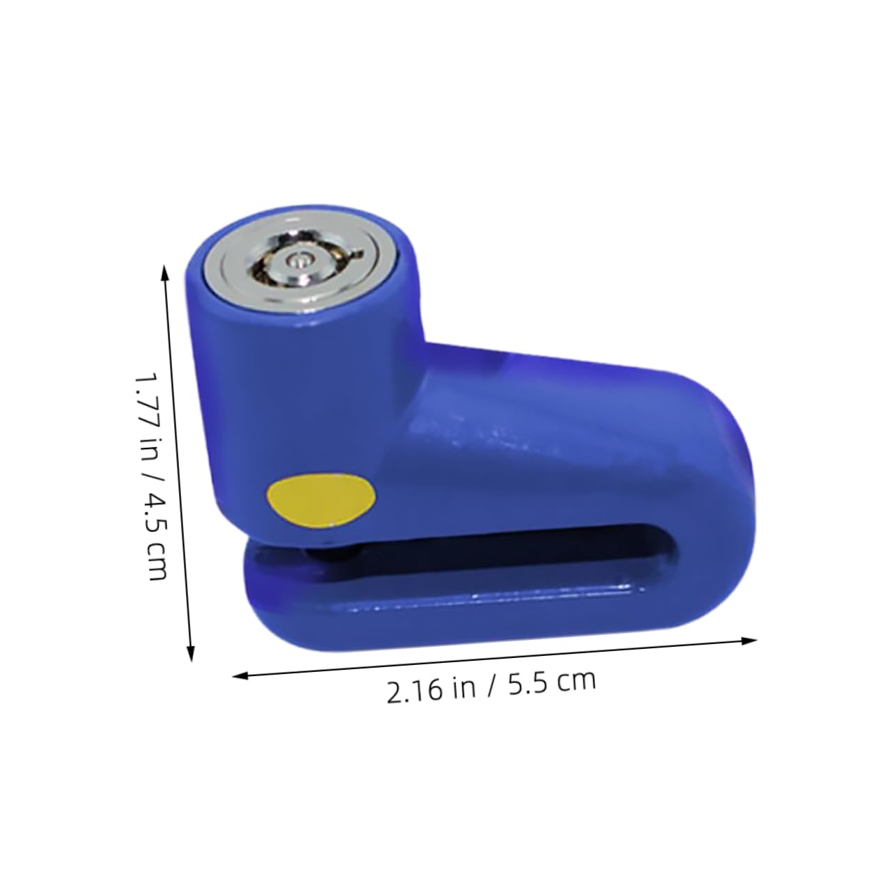 iplusmile 6piezas Cerradura De Disco Antirrobo para Motocicletas y Bicicletas De Diseño Compacto y Portátil Seguridad Robusta Compatible Diversos Modelos