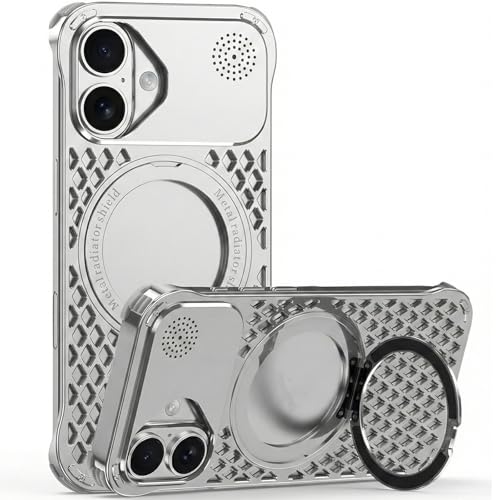 Coque iPhone 17 ventilée argent pour un usage quotidien fluide et sans surchauffe