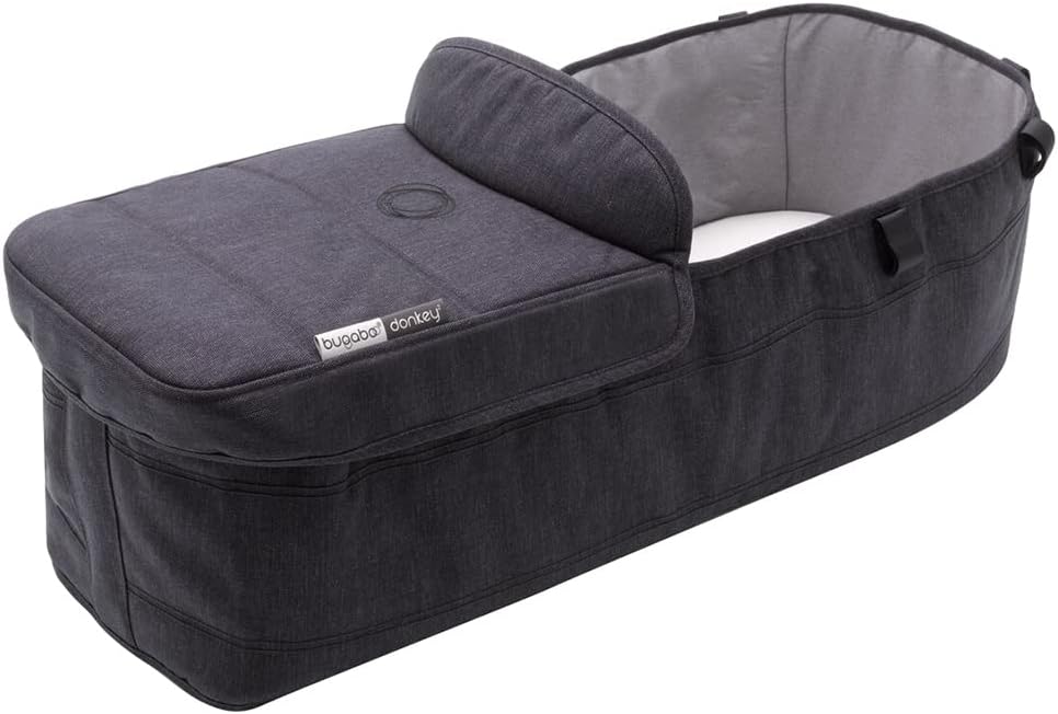 Donkey3 Mineral Bassinet Fabric Complete - Washed Black