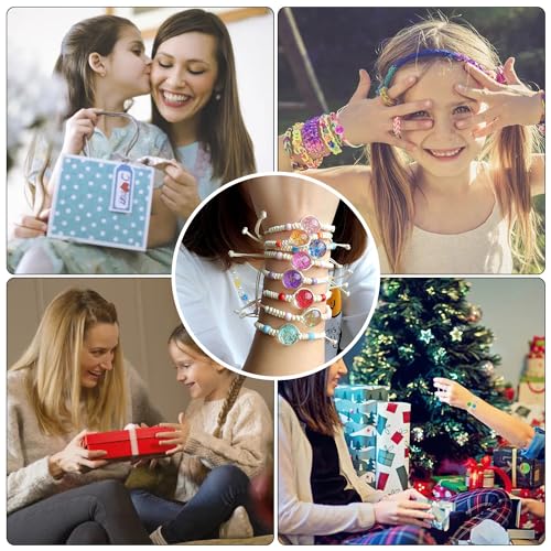 Delsen 12 Stücke Freundschaftsarmbänder Armband,Geflochten Freundschaft Armbänder,Gewebte Armbänder für Mädchen,Verstellbar ArmbäNder Kinder für Mitgebsel Mädchen Kindergeburtstag