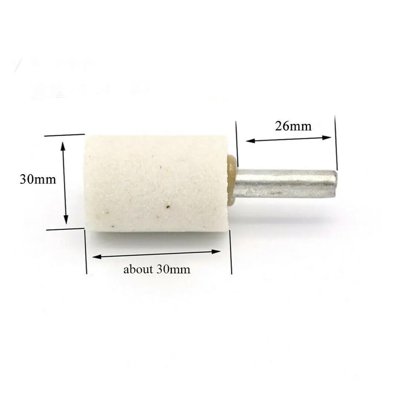 Gambo da 6 mm con mola for mola montata da 16/20/25/30 mm for utensile rotante for smerigliatrice da trapano(20pcs,30mm)