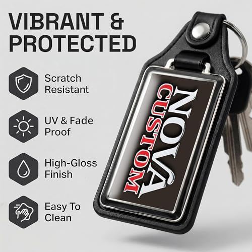Image of Brotherhood Car Key Chain for Nova - Classic Models Keychain for Men and Women Gift Key Ring