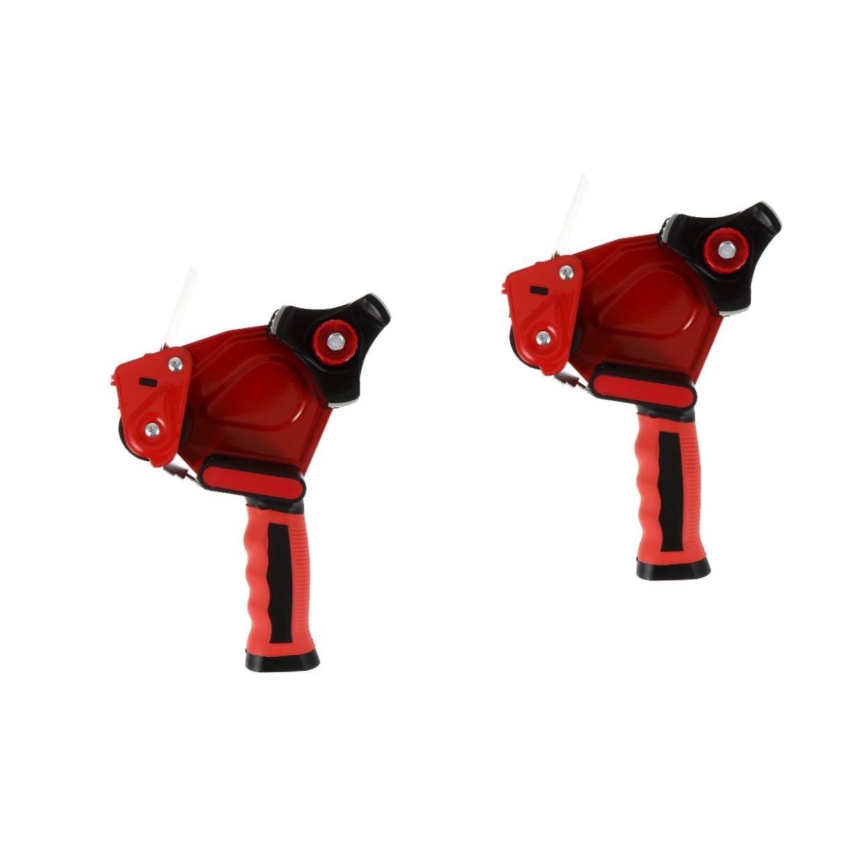 2 Stck. Ergonomischer Metall Verpackungskarton Klebebandabroller Praktischer Robuster Klebebandspender für Effizientes Schneiden und Einfaches Verpacken im Lagergebrauch