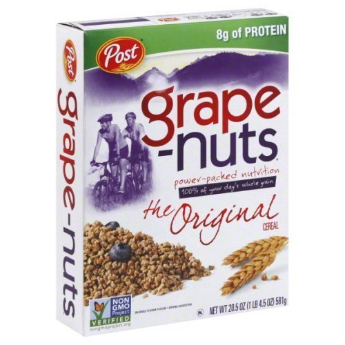Post Grape-nuts Cereal, 20.5-ounce Boxes the Original (Pack of 4) by Post