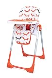 COSATTO Noodle 0+ Highchair - Compact, Height Adjustable, Foldable, Easy Clean, from Birth to 15kg (Mister Fox)