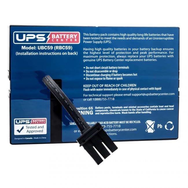 RBC59 UPSBatteryCenter Compatible Replacement Battery Pack