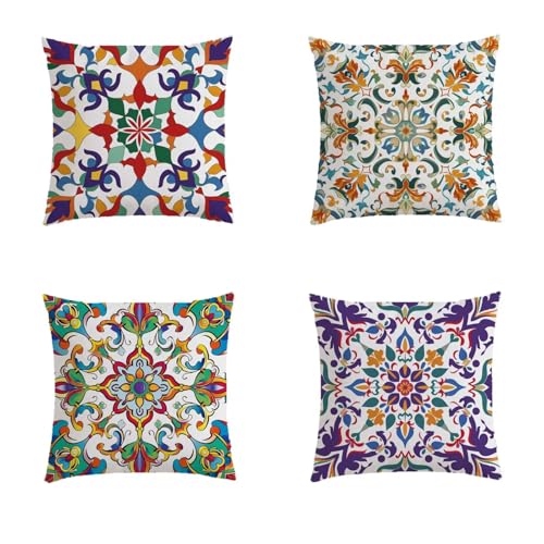 Housse de coussin 45x45cm déhoussable avec fermeture éclair invisible - 2