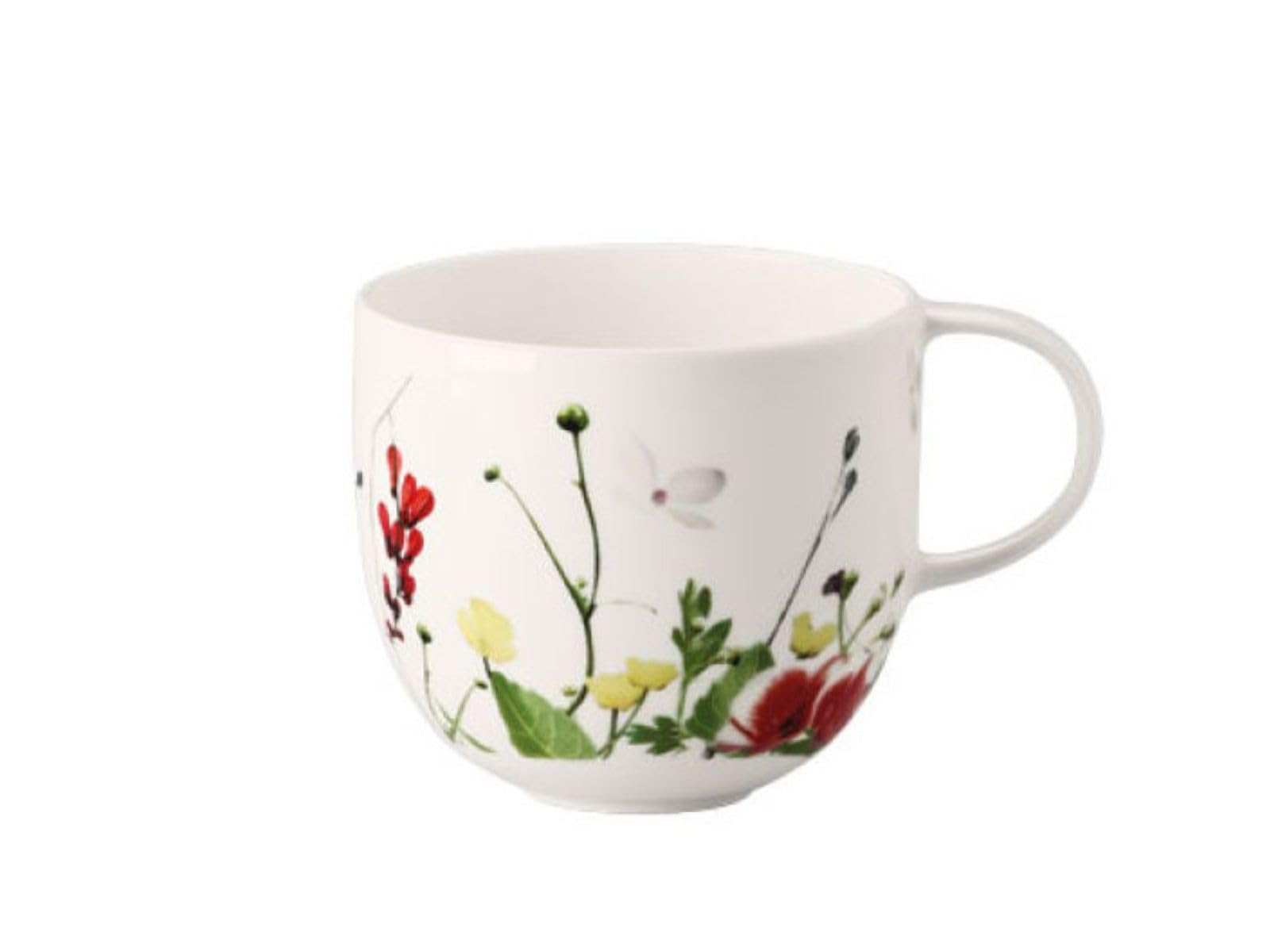 Rosenthal Brillance Fleurs Sauvages High Coffee Mug, Bone Porcelain, Multi-Colour, 15 x 15 x 2 cm