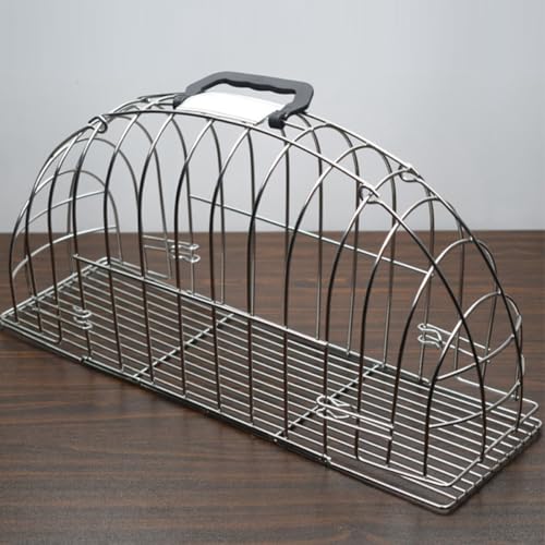 Cage de lavage pour chat en métal résistant avec poignée de transport - 7