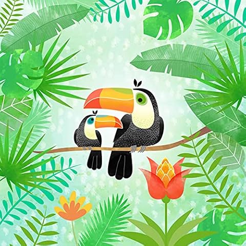 20 Toucans in the Wild Napkins Cover