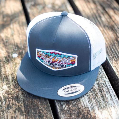 Image of Red Dirt Hat Company Aztec Print Adjustable Snapback Hat
