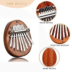 Sinknap Piano à pouce de qualité supérieure – Instrument de musique Kalimba – Pour enfants et adultes débutants - Les Beatles, Paul McCartney, John Lennon, RIngo Starr, George Harrison Sinknap Piano à pouce de qualité supérieure - Instrument de musique Kalimba - Pour enfants et adultes débutants – Image 4