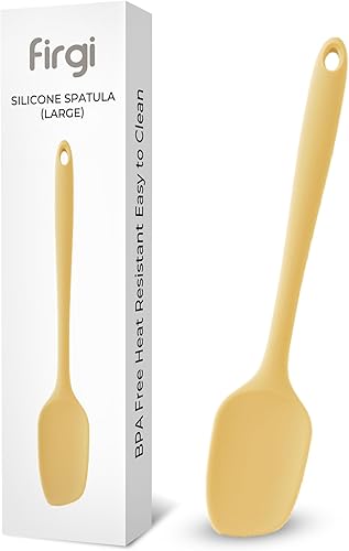Miniatura 23 de Espátula de silicona de platino – Espátula de silicona sin BPA para cocinar – Utensilios de cocina resistentes al calor para sartenes antiadherentes