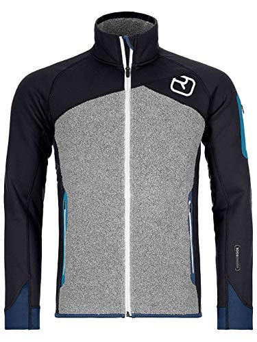 Preisvergleich Produktbild ORTOVOX Herren Fleece Plus Jacke, Black Raven, L