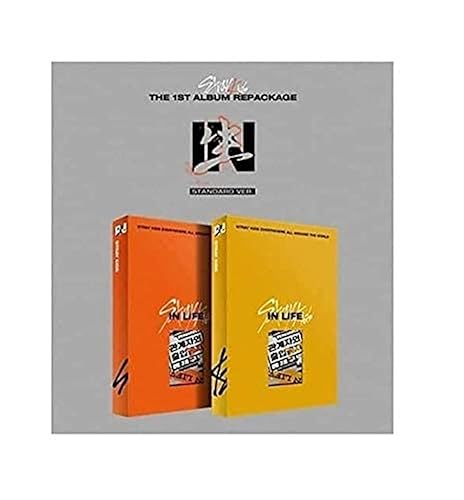 Stray Kids En la vida 1er álbum reempaquetado normal ver cubierta aleatoria 72p fotolibro+2p PhotoCard+1p Postcard+seguimiento sellado