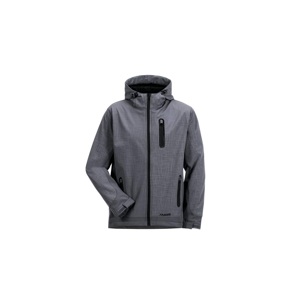Planam 3701056 Outdoor Cube Softshelljacke, Schiefer, Größe XL