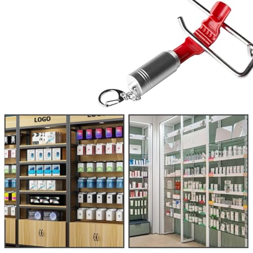 DUZEPA Regalentriegelungsgerät Für Supermarkt-Einzelhandelssicherheitsstoppschloss Kleidung Schuhe Taschen