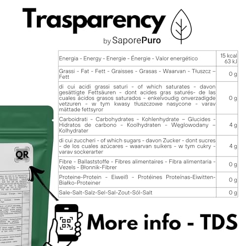 SaporePuro Reine Vanillin Pulver 100 g – Vanillearoma Glutenfrei für Kuchen, Kekse, Cremes und Eis – Zertifizierte Lebensmittelqualität