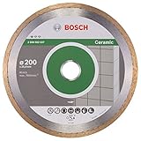Qualität von Bosch Bosch Professional Diamanttrennscheibe Standard für Ceramic, 200 x 25,40 x 1,6 x 7 mm, 2608602537