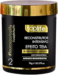 Máscara Reconstrutora Intensiva, Toplife Profissional, Recuperação Capilar 1kg
