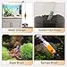 Carefree Fish Aquarium Siphon Vacuum Water Changer Kit for 3~10Gal Tank with 6Ft Drain Hose Gravel Cleaner Fish Tank Cleaning Tools Collect Fish Poops and Long Handle Multifunctional Algae Brush
