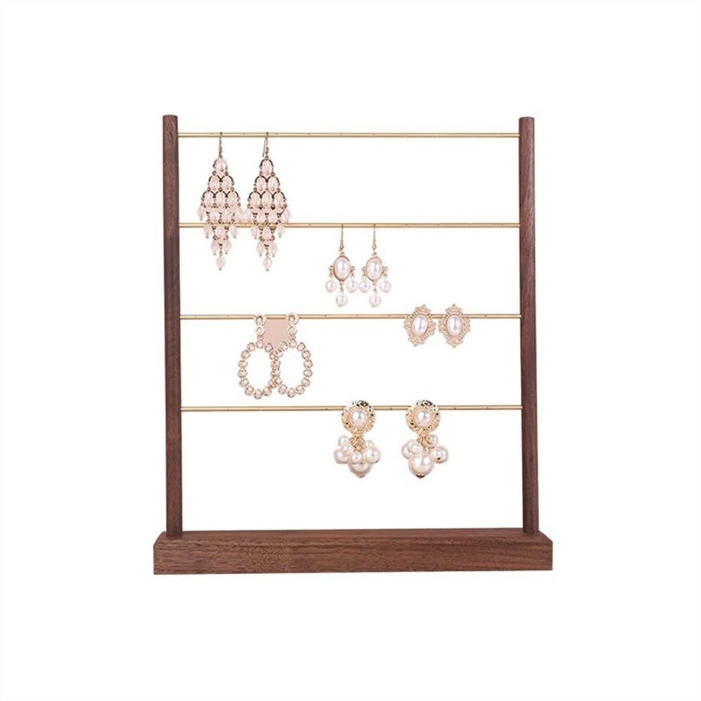 Présentoir à bijoux en hêtre pour ranger vos boucles d'oreilles sans les emmêler