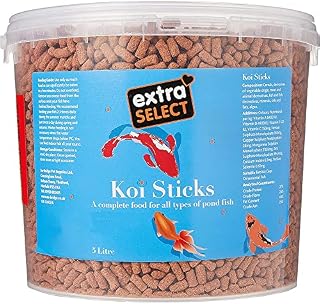 Extra Select Complete Koi Sticks Fish Food Tub, 5 Litre