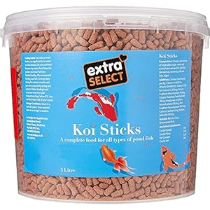 Extra Select Complete Koi Sticks Fish Food Tub, 5 Litre