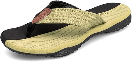 MGGMOKAY Flip Flops Men Flip Flops with Arch Support Non-Slip Beach Sandals