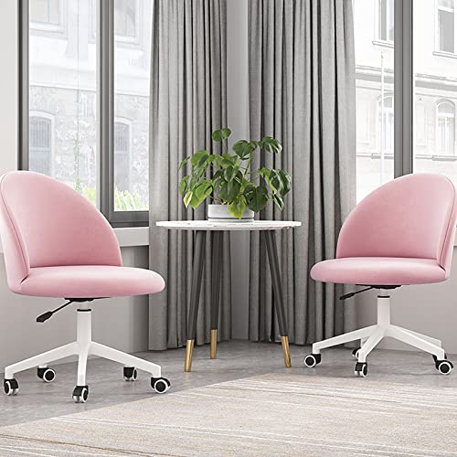 Chaise pivotante confortable en velours avec assise réglable