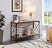 HOMISSUE 2 Shelf Industrial Vintage Hall Sofa Table, Console Sofa Entryway Table with Lower Storage Shelf, Brown Finish, 1-PC