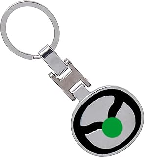 KaberTrade KaberTrade - Car Keychain - Nickel Plated - Double-Sided Logo - Fits Car Keys, Motorcycles, Family Keys - Compatible with Mazda - KaberTrade