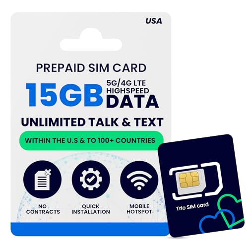 Lycamobile SIM DE EE. UU. Lycamobile Llamadas,Mensajes de Texto y Datos ilimitados Desde EE. UU. a...