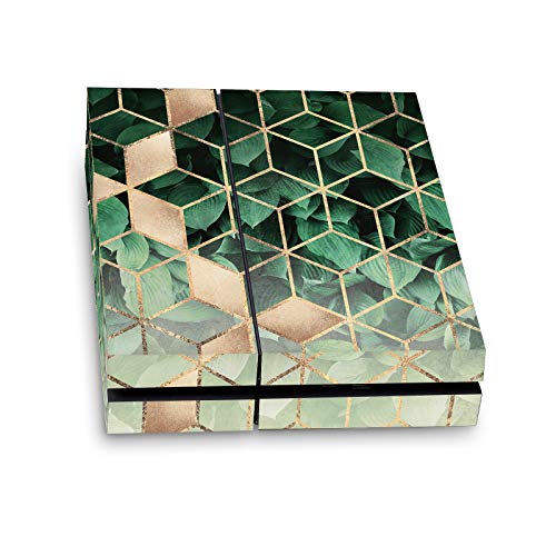 Skin PS4 Feuilles et Cubes Art pour intégrer votre console PlayStation 4 dans votre déco salon