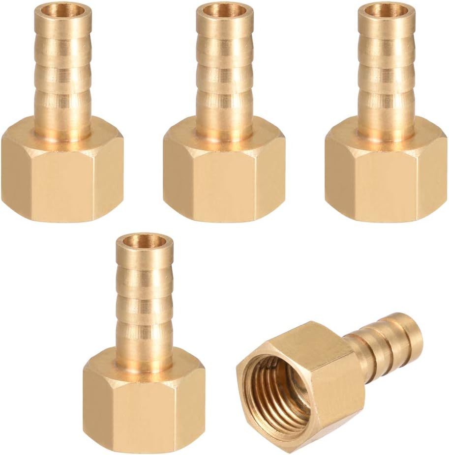 Schlauchtülle Fittings Tülle Messing Stutzen Schlauchnippel 18" 3/8" 1/2" 1" EBa