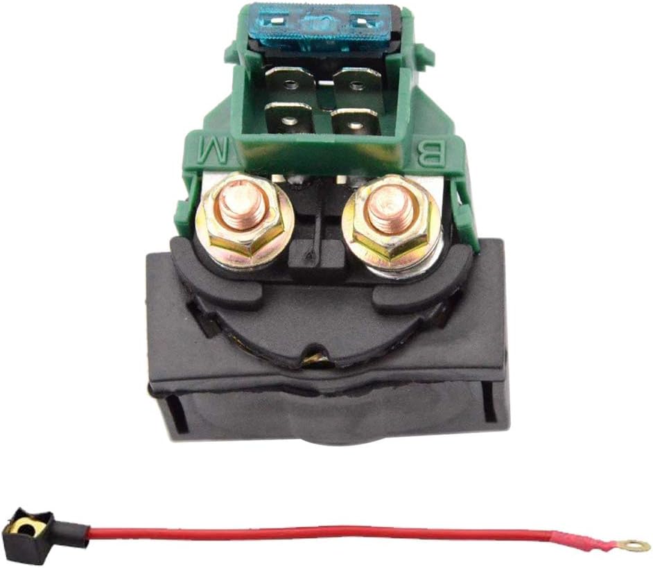 Starter Relay Solenoid with Fuse Replacement for Helix CN250 Elite CH250 Baja 250 ATV Go Kart Scooter