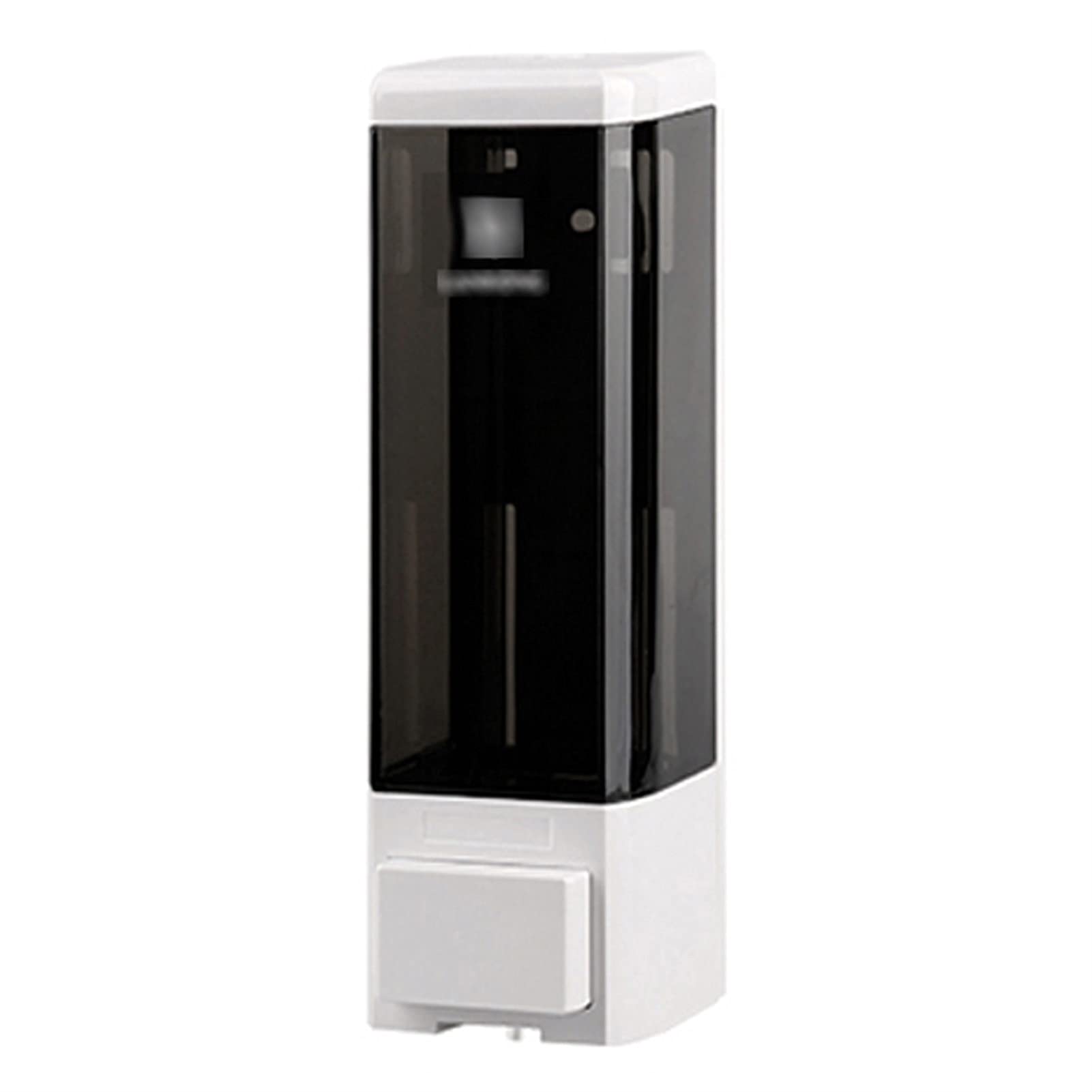 HDBCYUAZ Manual Plastic Wall Mounted Soap Dispenser Shampoo Soap Dispenser Household Bathroom Single Head Large Capacity 500ml/17.6oz(Wit)