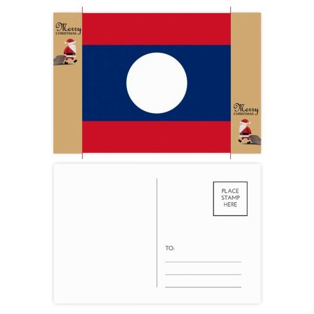 Carte postale Laos drapeau lot de 20 avec impression haute définition - 4