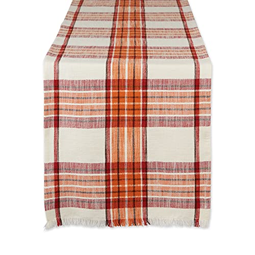 DII Thanksgiving & Fall Table Decoration Autumn Farmhouse Plaid, Table
