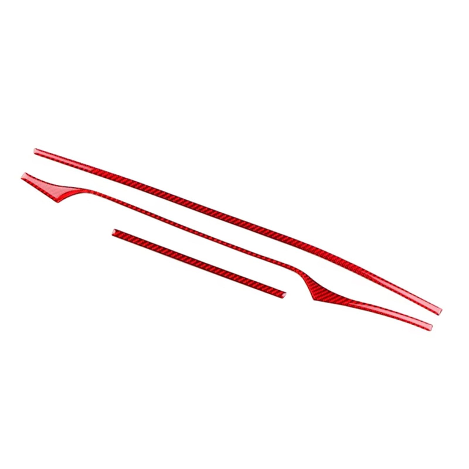 Center Console Trim Compatible with Kia for Stinger 2019 2020 2021 2022 2023 LHD RHD Car Central Control Strip Trim Cover Interior Sticker Accessories