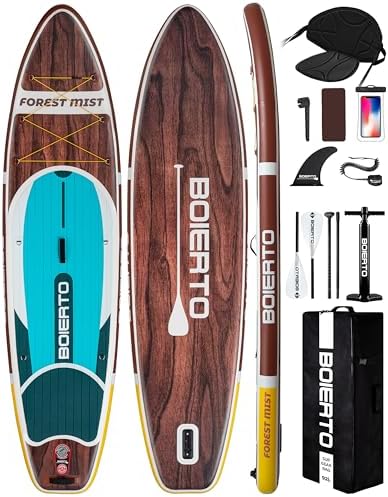 Boierto Inflatable Stand Up Paddle Board 11