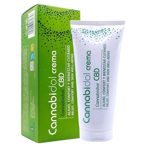 Tegor Cannabidol Crema con CBD y Aceite de Cáñamo 200ml - Crema de Masaje para Alivio Muscular y Articular - Efecto Calor Intensivo - Con Árnica, Castaño de Indias y Aceites Esenciales