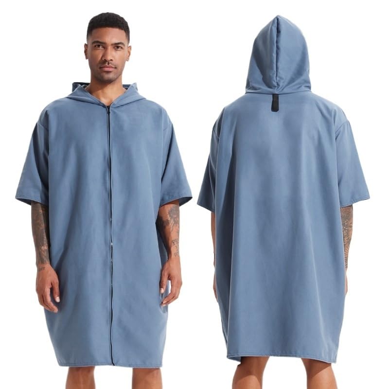 Ponchos de surf avec capuche pour adulte : fini le froid en sortant de l'eau