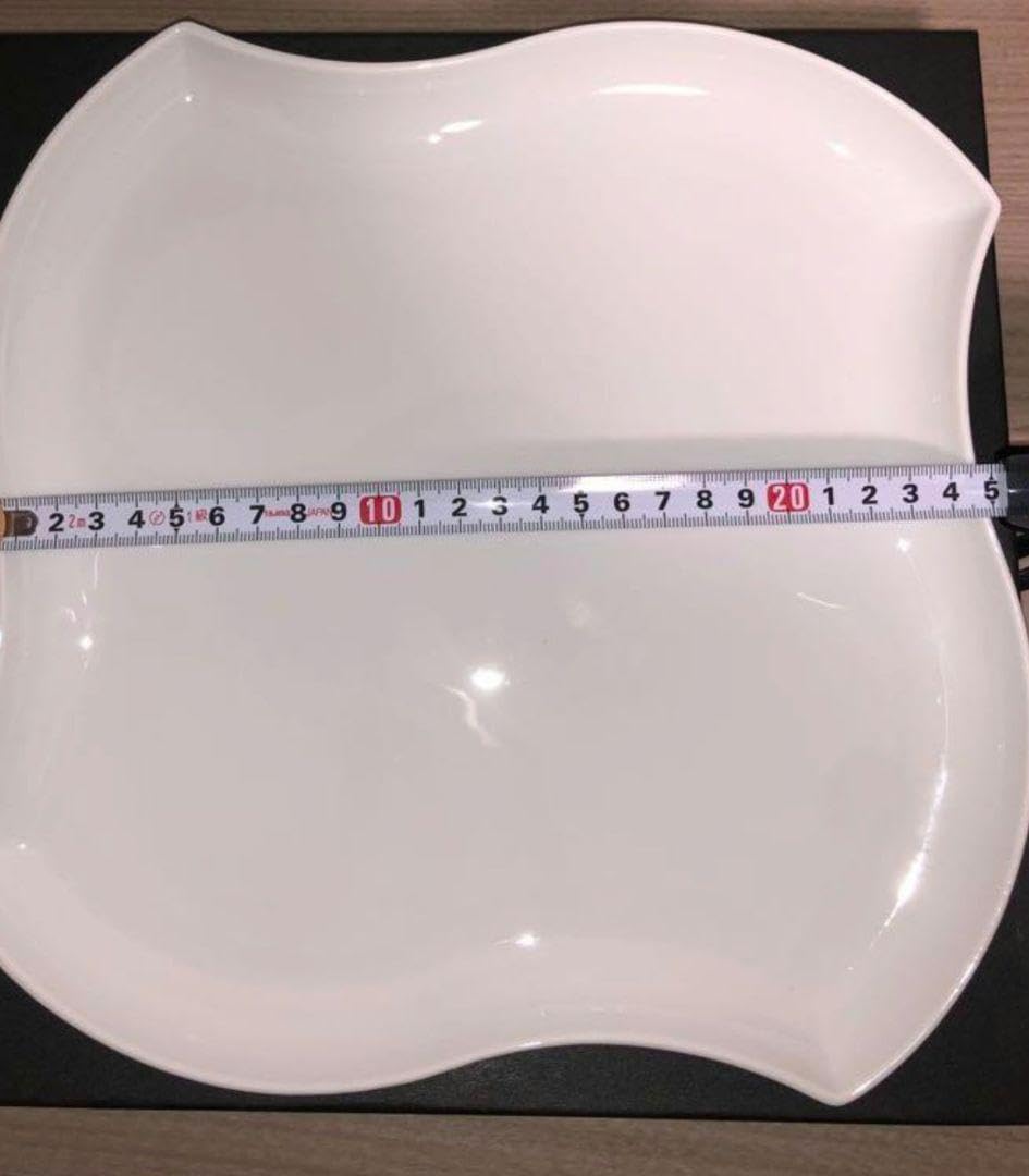 濱田庄司作 黒釉柿釉指描四方反上皿 人間国宝 文化勲章受章 人間国宝