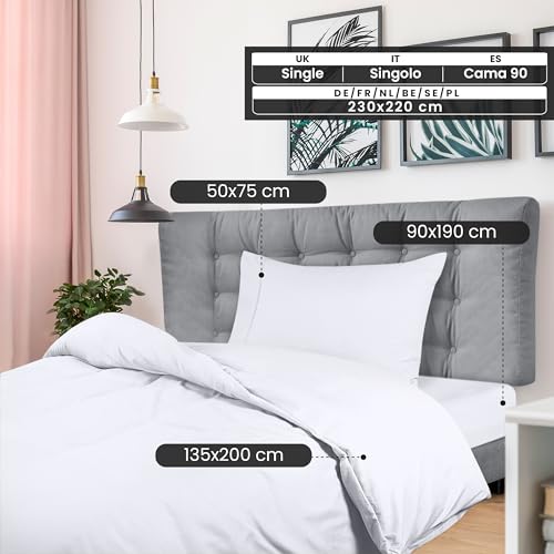 Image of Utopia Bedding Single Duvet Cover, Fitted Sheet with Pillow Case (White)