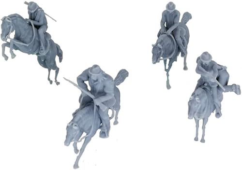 Outland Models Scenery Miniature Western Cowboy w Horse Figura Set 1:48 O Escala disponible en Yaxa Costa Rica