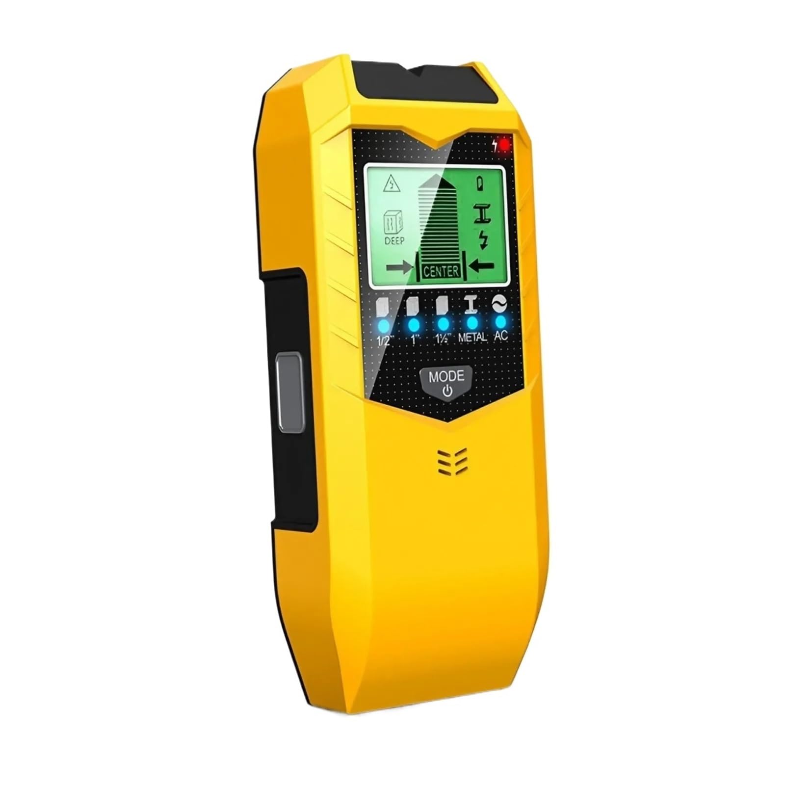 Airyssfu Giallo Stud Detector, 5 In 1 Multifunctional Wall Detector Rebar Scanner Metal Detector Measuring Tool(Giallo)